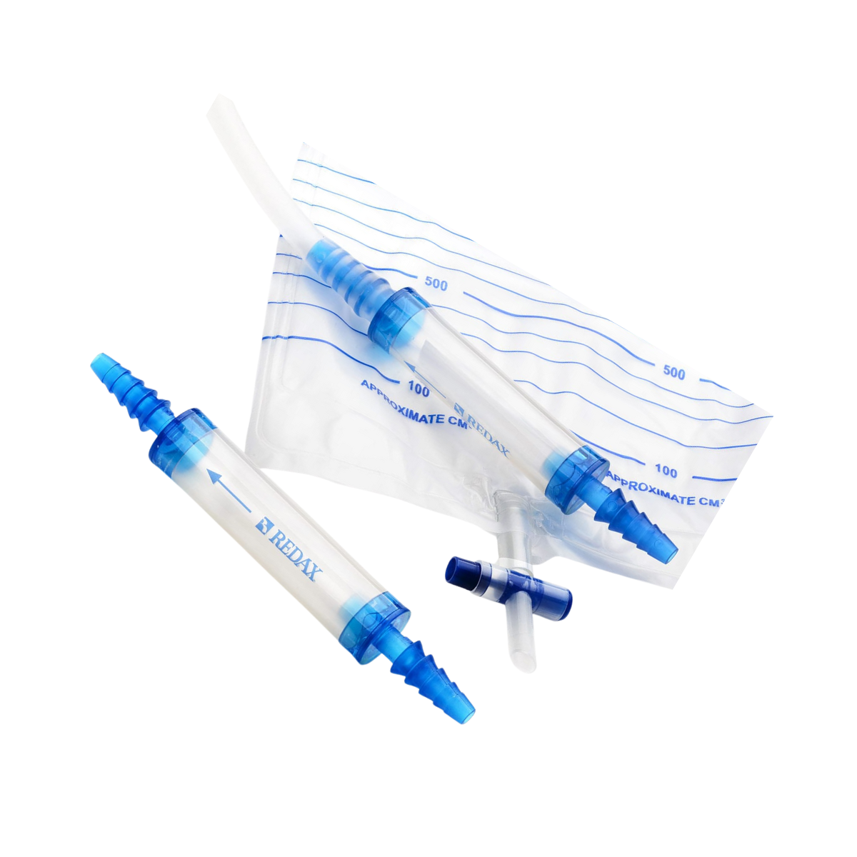 Válvula de Heimlich con reservorio para drenaje torácico